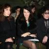 Anne Parillaud, Zabou Breitman et Dani assistent au défilé couture de Zahia Dehar au Palais de Tokyo. Paris, le 23 janvier 2013.