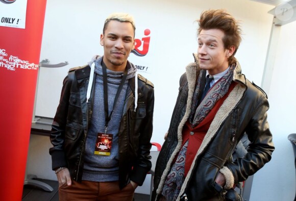 Daniel et Sidoine - Dans le cadre des NRJ Music Awards, la FNAC de Cannes a accueilli la célèbre station de radio pour une émission en direct a Cannes le 25 janvier 2013.