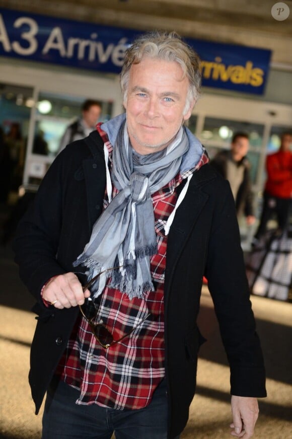 Franck Dubosc arrive à Cannes le 25 janvier 2013