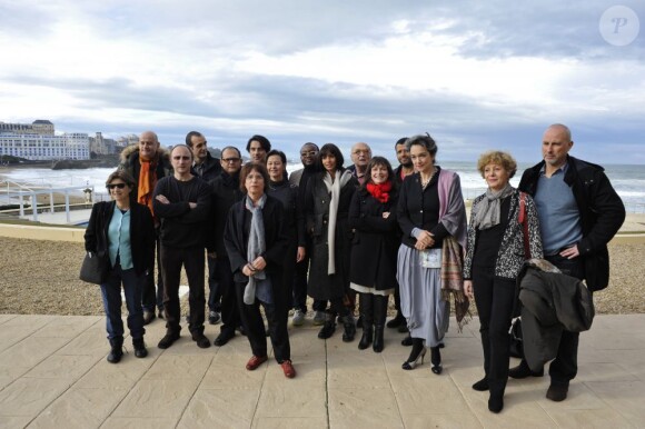 Sonia Rolland lors du photocall du 26e festival international des programmes audiovisuels, le 22 janvier 2013 à Biarritz
