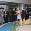 La reine Beatrix des Pays-Bas, le prince Willem-Alexander et la princesse Maxima ont été accueillis par le président de Singapour Tony Tan Keng Yam, le 24 janvier 2013.