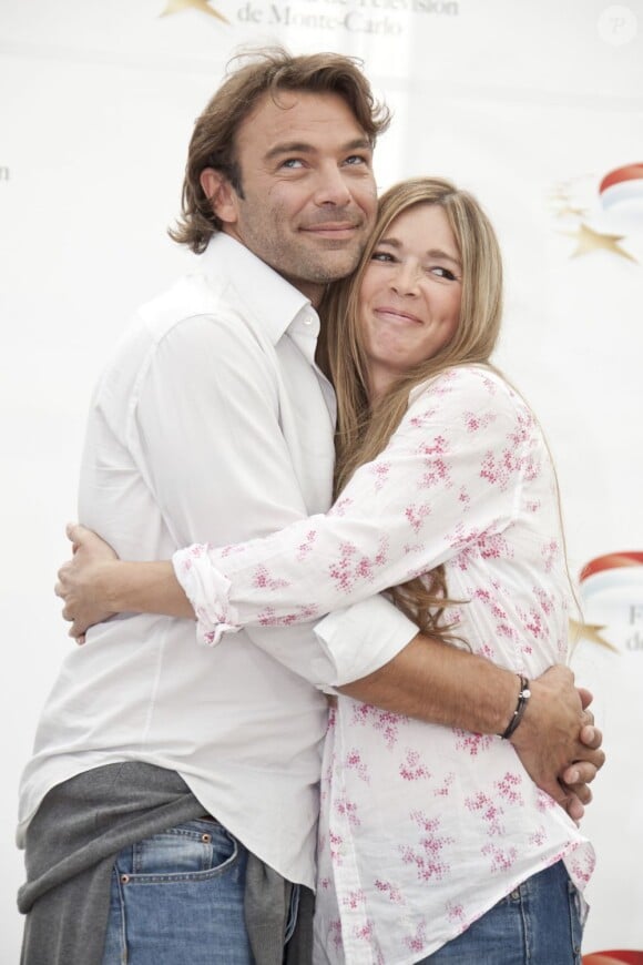 Patrick Puydebat et Hélène Rollès en juin 2011 à Cannes