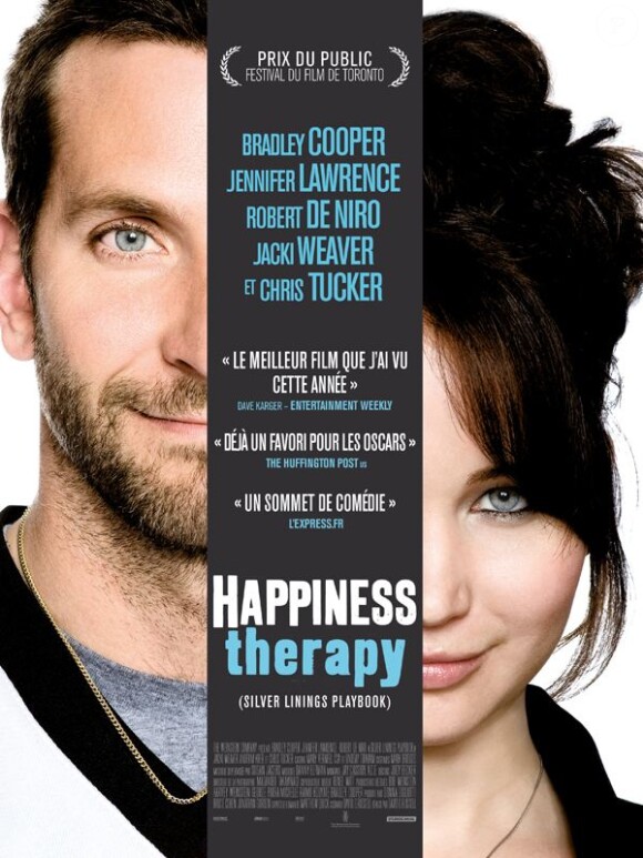 Affiche du film Happiness Therapy de David O. Russell