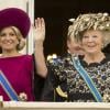 La princesse Maxima et la reine Beatrix des Pays-Bas le 18 septembre 2012.