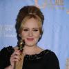 Adele aux Golden Globe Awards à Beverly Hills, le 13 janvier 2013.