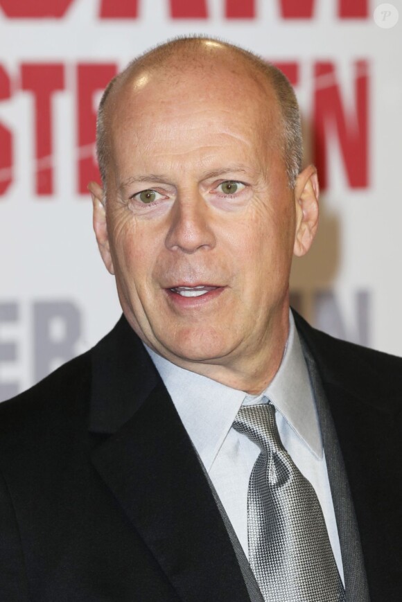 Bruce Willis à la première de Die Hard : Belle journée pour mourir à Berlin, le 4 février 2013.