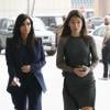 Kim Kardashian et son avocate le 5 février 2013 à Beverly Hills. Enceinte, la star souhaite en finir avec son divorce d'avec Kris Humpries.