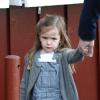 Ben Affleck et Jennifer Garner prennent un café après avoir déposé les filles à l'école, jeudi 7 février 2013 à Los Angeles - Seraphina a l'air de bouder