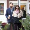 Ben Affleck et Jennifer Garner emmènent Seraphina prendre un petit-déjeuner à Brentwood, le 7 février 2013