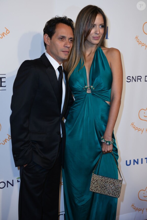 Marc Anthony et Shannon de Lima à New York le 11 decembre 2012.