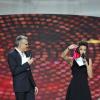Laurent Ruquier et la ravissante Virginie Guilhaume présentaient la 28e cérémonie des Victoires de la Musique à Paris, le 8 février 2013.