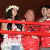 Megan Fox, égérie de la bière Brahma, a assisté avec Brian Austin Green au célèbre carnaval de Rio. Le 10 février 2013.