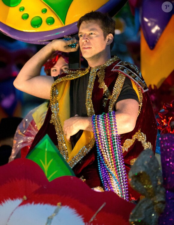 Harry Connick Jr. à la parade Krewe Of Orpheus pour Mardi Gras à la Nouvelle-Orléans, le 11 février 2013.