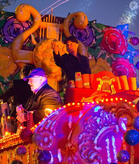 Gary Sinise à la parade Krewe Of Orpheus pour Mardi Gras à la Nouvelle-Orléans, le 11 février 2013.