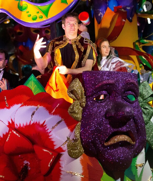 Harry Connick Jr. à la parade Krewe Of Orpheus pour Mardi Gras à la Nouvelle-Orléans, le 11 février 2013.
