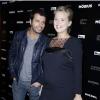 Virginie Efira enceinte et Mabrouk El Mechri lors de l'avant-première de Möbius à l'UGC Normandie à Paris le 12 février 2013