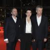 Jean-Luc Vincent, Juliette Binoche et Bruno Dumont à la première du film Camille Claudel 1915 à la 63e Berlinale, le 12 février 2013.