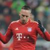 Franck Ribéry lors du match entre le Bayern Munich et le Borussia Möenchengladbach à l'Allianz Arena de Munich le 14 décembre 2012