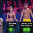 Christophe Beaugrand est sauvé par le jury après le rattrapage dans Splash, le grand plongeon sur TF1 le vendredi 15 février 2013