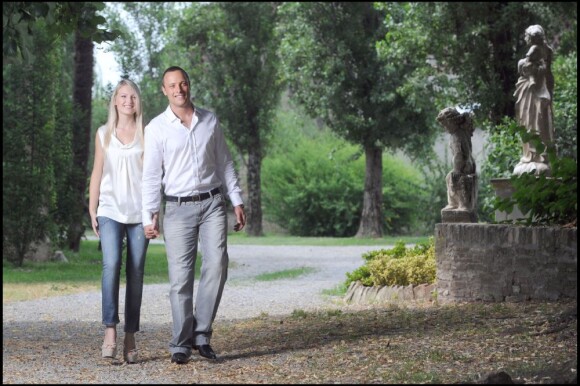 Oscar Pistorius et son ex-compagne Jenna Edkins posent en 2008 en Italie.
Photo exclusive