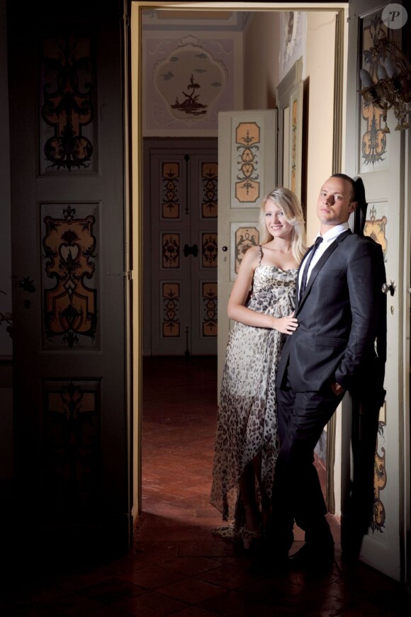 Oscar Pistorius et son ex-compagne Jenna Edkins posent en 2008 en Italie.
Photo exclusive