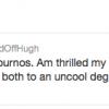 Le tweet de Hugh Grant annonçant qu'il est papa le samedi 16 février 2013