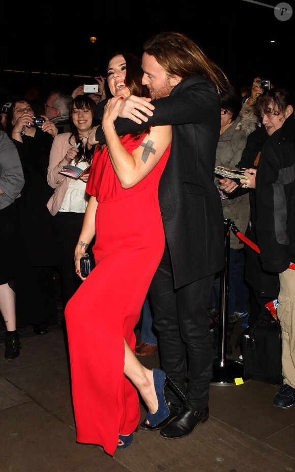 Mel C et Tim Minchin aux Whatsonstage Awards à Londres, le 17 février 2013.