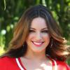 Kelly Brook, sexy lors de son shooting photo pour New Look à Miami. Le 4 février 2013.