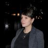 Lily Allen à la sortie d"un club à Londres le 12 février 2013