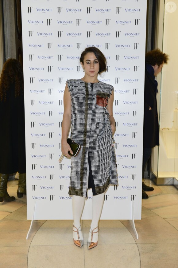 Delfina Delettrez lors du cocktail et du dîner Vionnet lors de la fashion week de Milan le 21 février 2013