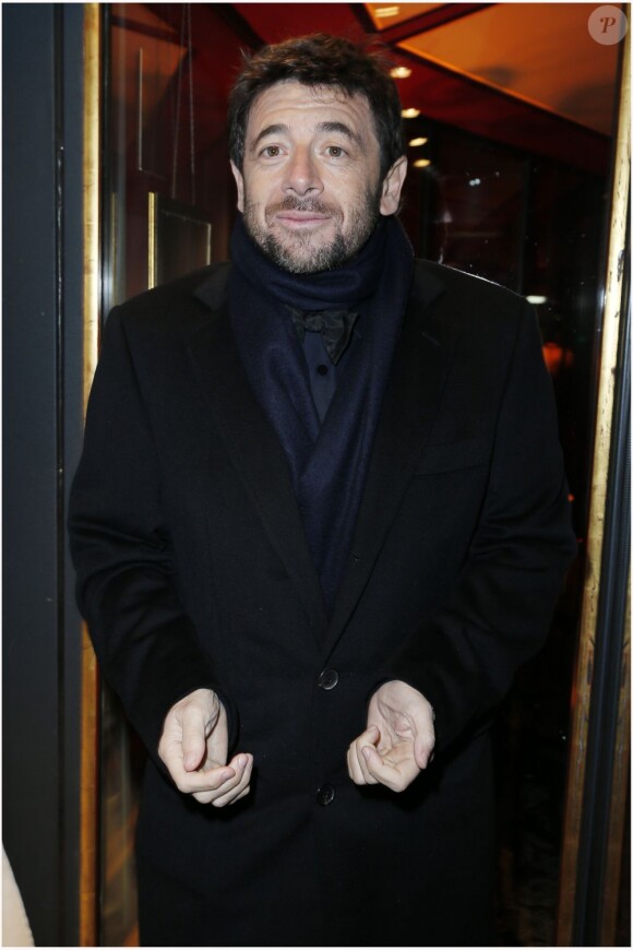 Patrick Bruel au Dîner du Fouquet's après la 38e cérémonie des César à Paris, le 22 février 2013.