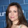 Alyssa Milano au brunch organisé par Montblanc au profit de l'Unicef, à Los Angeles, le 23 février 2013.
