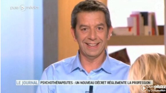 Michel Cymes sur le plateau du Magazine de la santé, mercredi 9 mai 2012 sur France 5