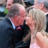 Le roi Juan Carlos Ier d'Espagne et sa tendre amie Corinna zu Sayn-Wittgenstein aux Laureus Awards en 2006 à Barcelone.