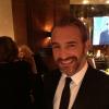Jean Dujardin en coulisses dans l'Arch Digest Green Room.