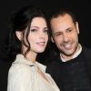 Ashley Greene et Massimiliano Giornetti, directeur artistique de Salvatore Ferragamo, dans les coulisses du défilé automne-hiver 2013-2014 de la marque italienne. Milan, le 24 février 2013.