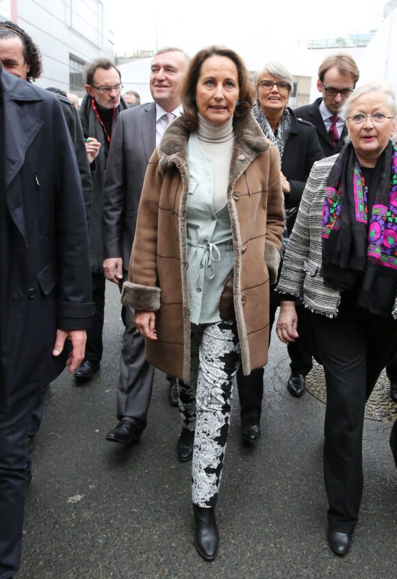 Ségolène Royal en visite au Salon de l'Agriculture, à Paris, le 27 février 2013.