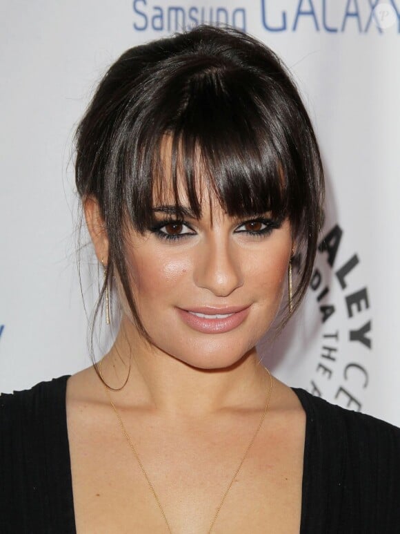 Lea Michele, la star de Glee, radieuse sur le tapis rouge des PaleyFest Icon Awards à Los Angeles, le 27 février 2013.