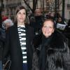 L'auteur américaine Danielle Steel et sa fille arrivent à la boutique Balenciaga dans le 7e arrondissement de Paris pour assister au défilé Balenciaga automne-hiver 2013-2014. Paris, le 28 février 2013.