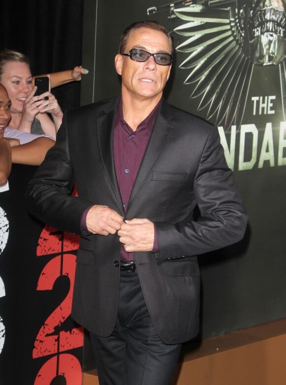 Jean-Claude Van Damme à la première du film Expendables 2 à Hollywood, le 15 août 2012.