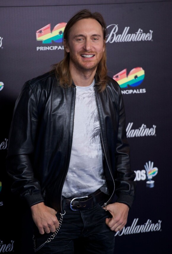 David Guetta à la cérémonie des 40 Principales awards à Madrid en Espagne, le 24 Janvier 2013.