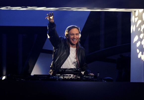 David Guetta à la cérémonie des 40 Principales awards à Madrid le 24 Janvier 2013.