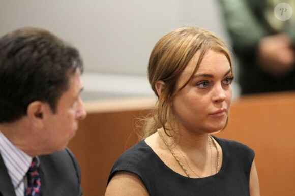 Lindsay Lohan au tribunal de Los Angeles, le 30 janvier 2013.