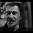 Image extraite du clip "20 ans" de Johnny Hallyday, mars 2013.
