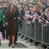 La duchesse de Cambridge, Kate Middleton en visite à Grimsby en Angleterre, le 5 mars 2013.