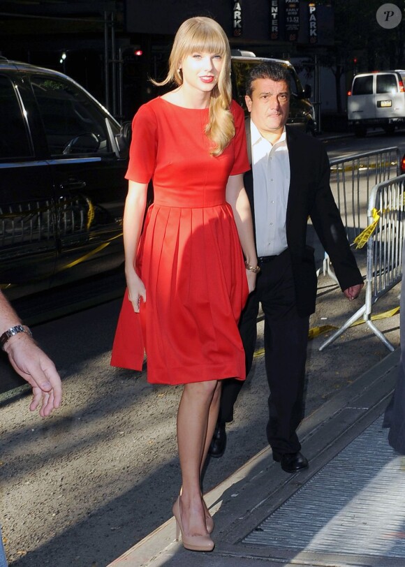 Taylor Swift le 22 octobre 2012 à New York.