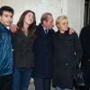 Muriel Robin, Lola Vogel et Renato, petits-enfants d'Annie Girardot, et Bertrand Delanoe, Maire de Paris, ont rendu un hommage public à Annie Girardot via l'apposition d'une plaque commémorative au 4 rue du Foin dans le 3e arrondissement de Paris, son dernier domicile. Le 8 mars 2013.