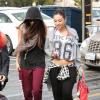 Selena Gomez se rendant au studio de danse, camouflée, à Beverly Hills le 8 mars 2013.