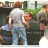 Gérard Depardieu sur le tournage du Placard de Francis Veber en 2000