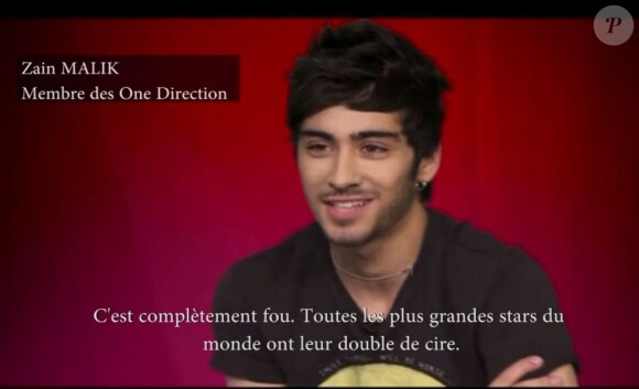 Zayn Malik du groupe One Direction parle de leur entrée chez Madame Tussauds.